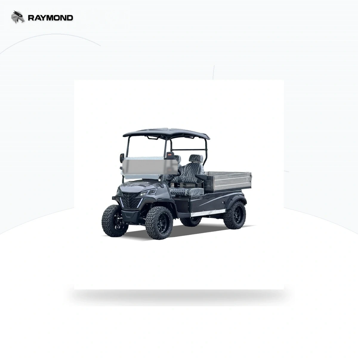 White golf cart and resort electric vehicle product image