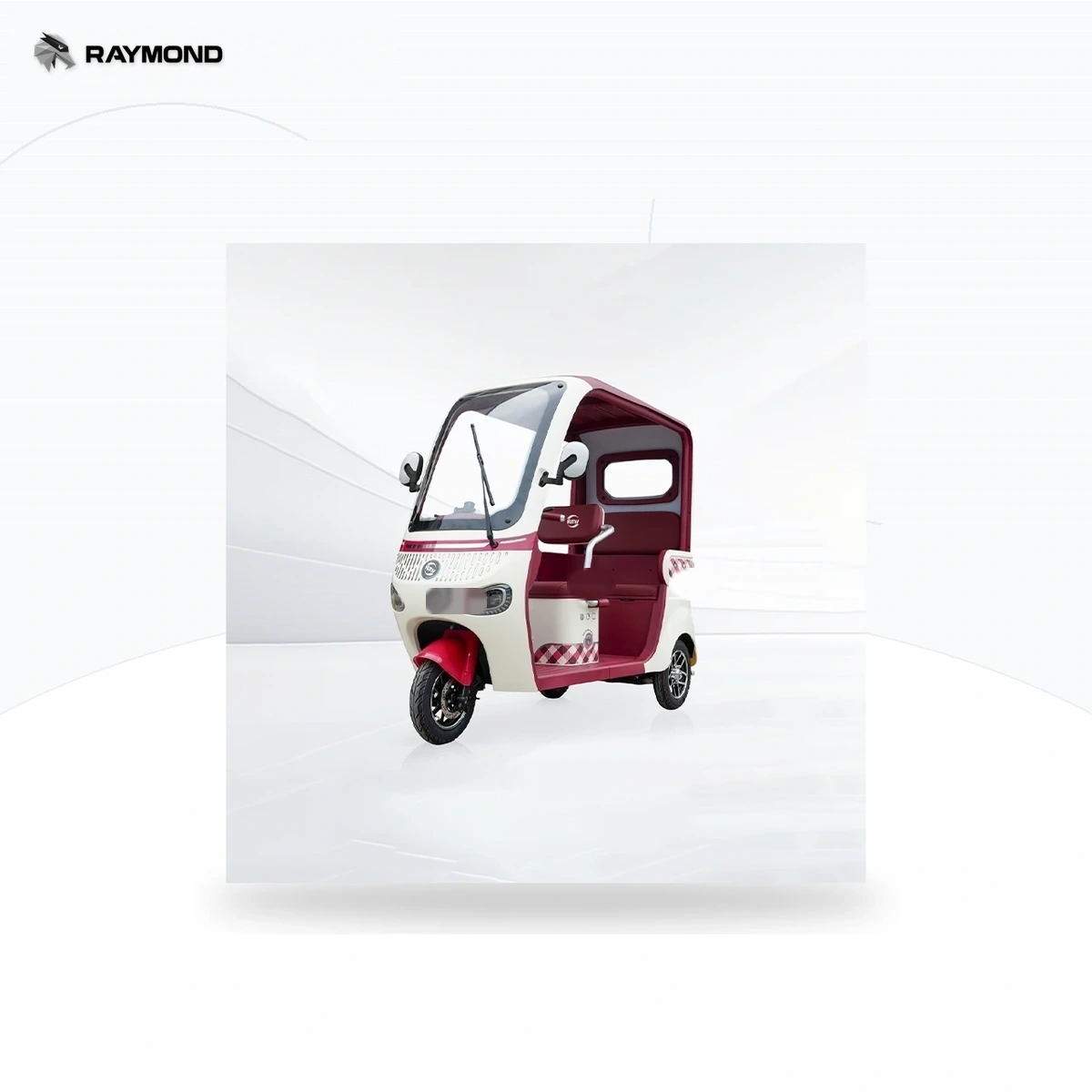 Pink passenger and leisure electric tricycle product image
